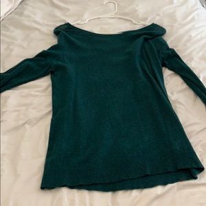 Dark green sweater